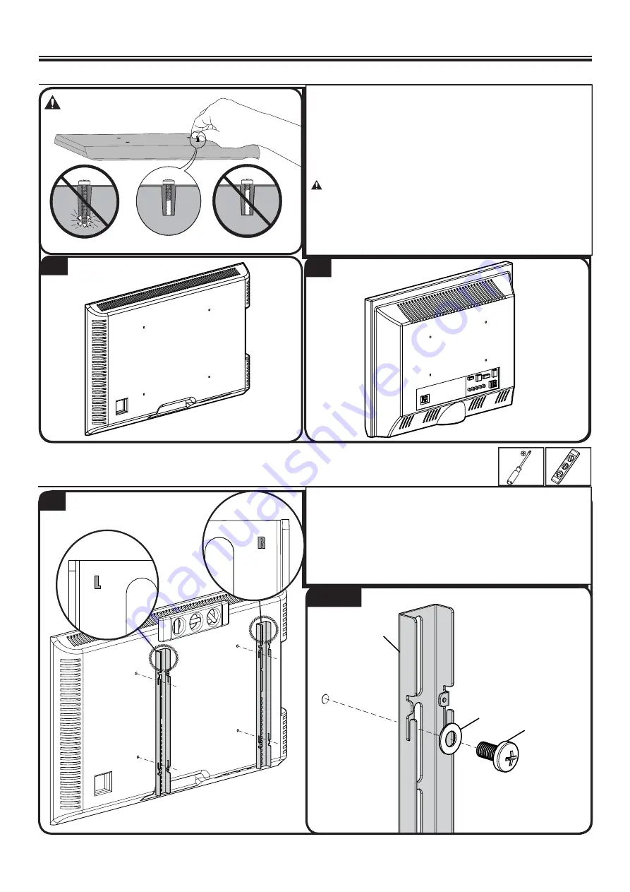 SANUS VuePoint F215B Instruction Manual Download Page 6