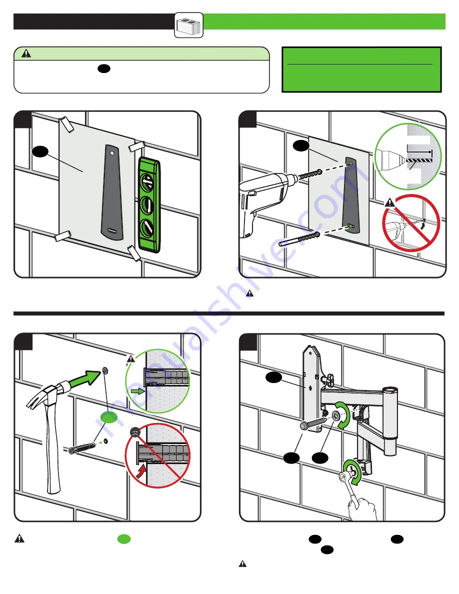 SANUS VuePoint FMF418KIT Instruction Manual Download Page 7