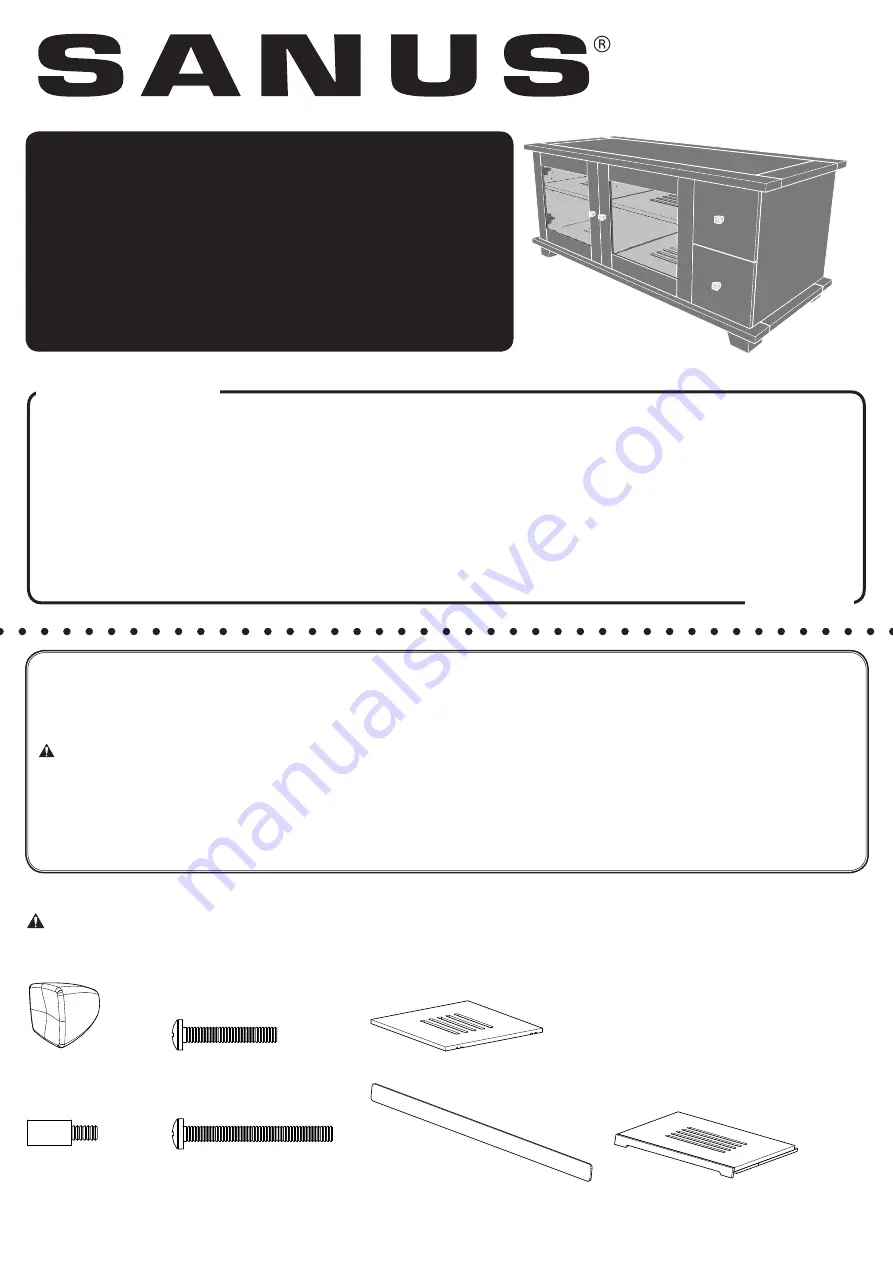 Sanus Alabaster ACV53 Скачать руководство пользователя страница 1