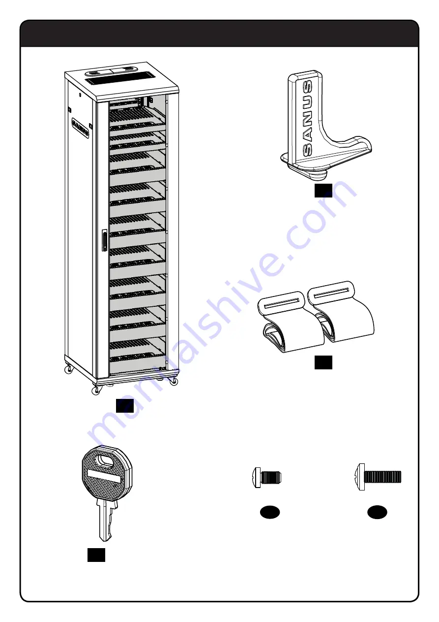 Sanus CFR2100 Series Скачать руководство пользователя страница 3