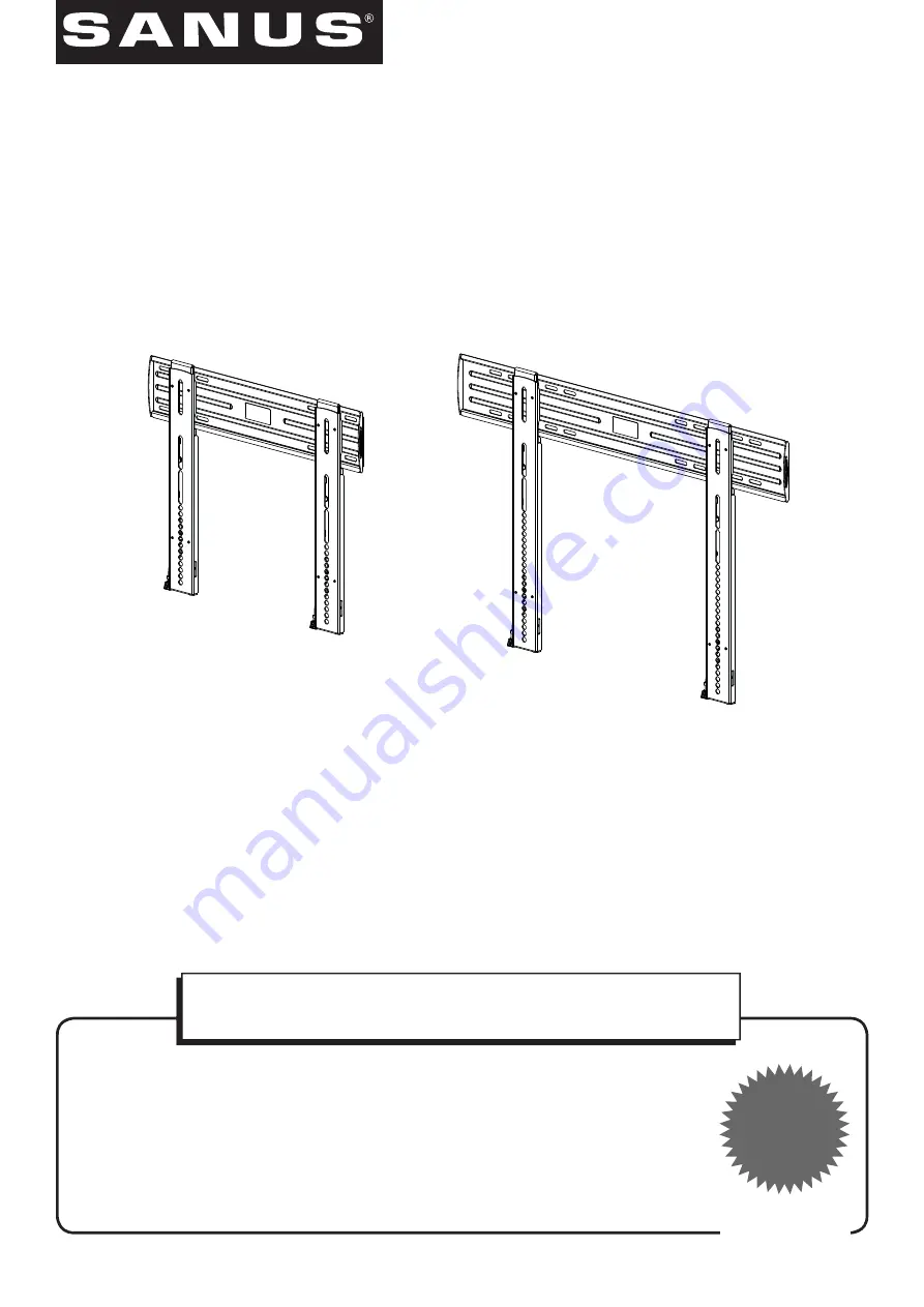 Sanus LL11 Instruction Manual Download Page 1