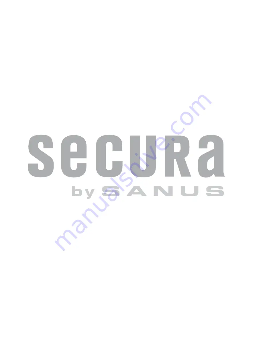 Sanus Secura QML12 Manual Download Page 9