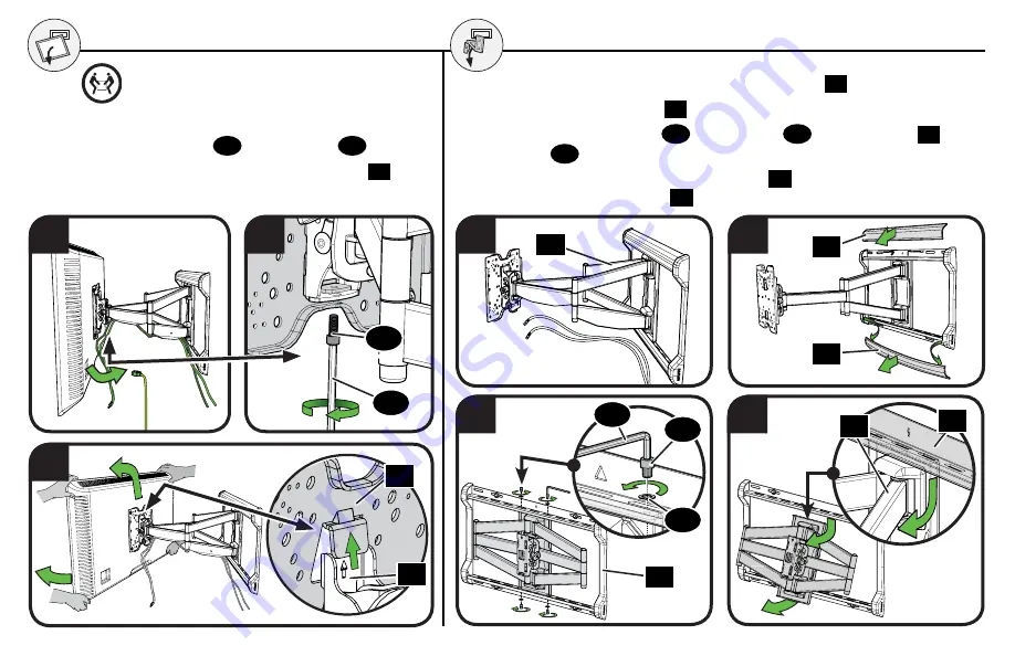 Sanus SLF9 Instruction Manual Download Page 24