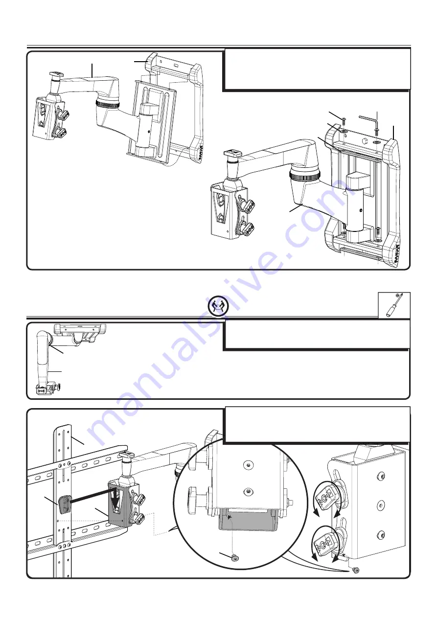 Sanus VisionMount VMF220 Instruction Manual Download Page 10