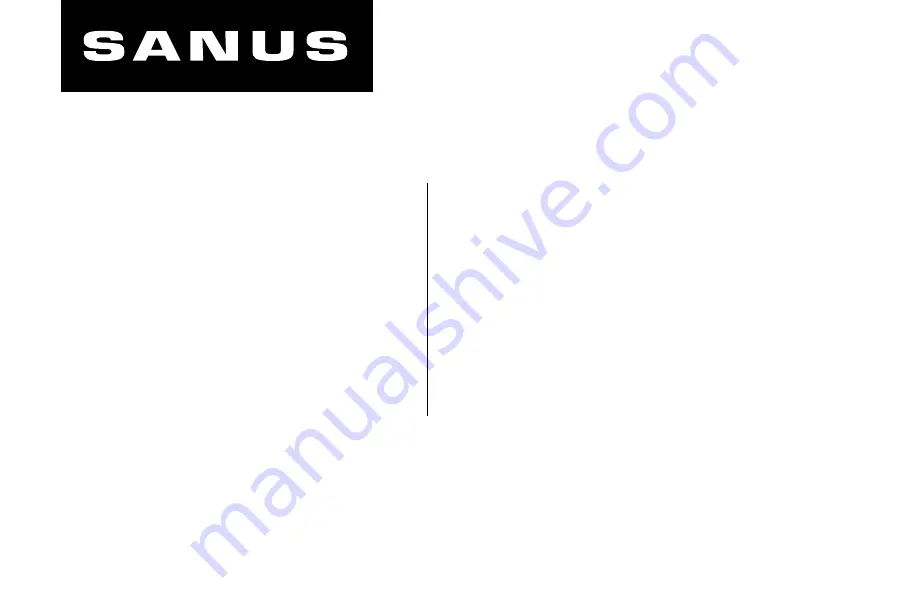 Sanus WSSMM1 Instruction Manual Download Page 40