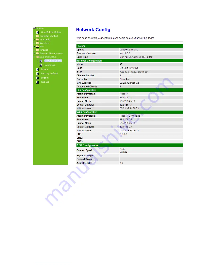 Sapido RB-6132 Скачать руководство пользователя страница 86