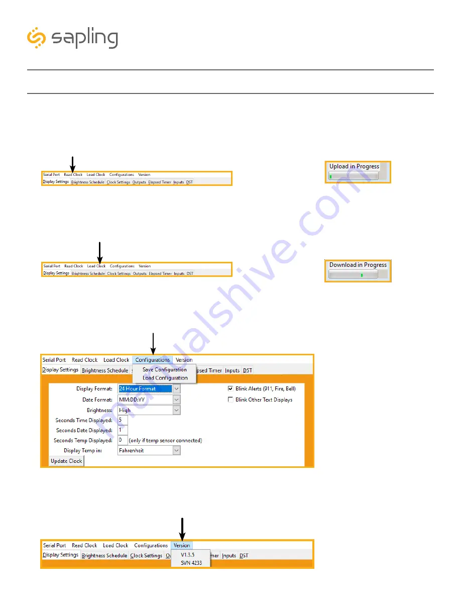 Sapling 3100 series Скачать руководство пользователя страница 60