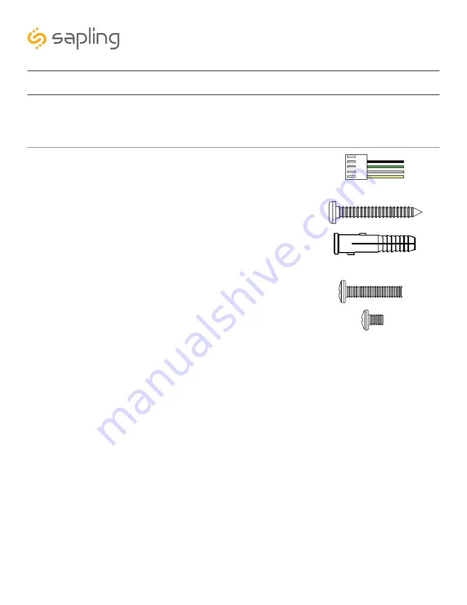 Sapling SAM Series Installation Manual Download Page 54