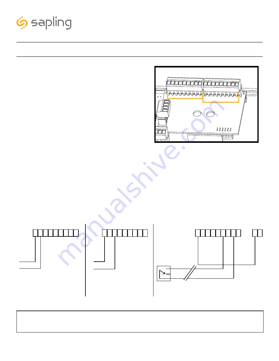 Sapling SBT Series Installation Manual Download Page 36