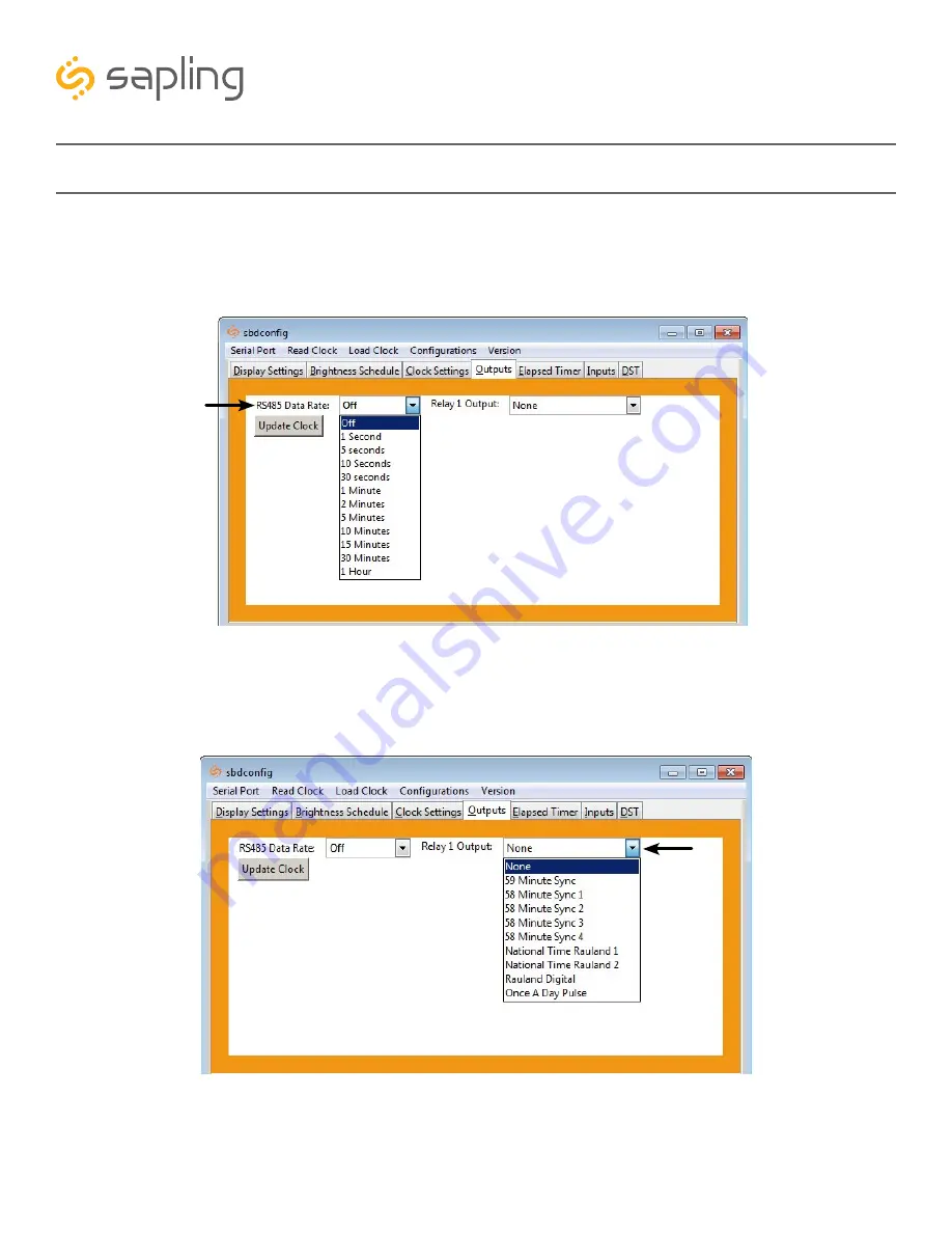 Sapling SBT Series Скачать руководство пользователя страница 59