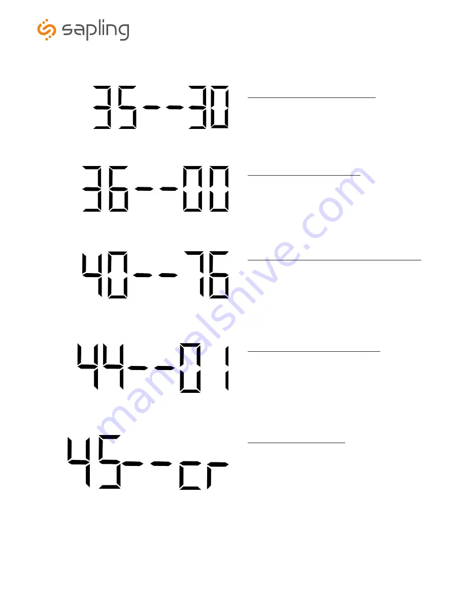 Sapling SMA 2000 Series Installation Manual Download Page 23