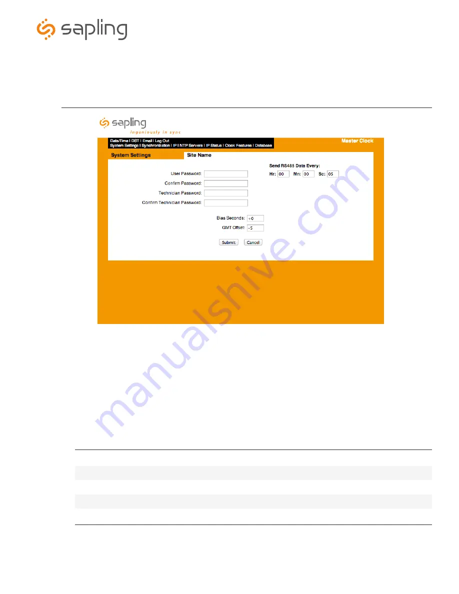 Sapling SMA 2000 Series Installation Manual Download Page 29