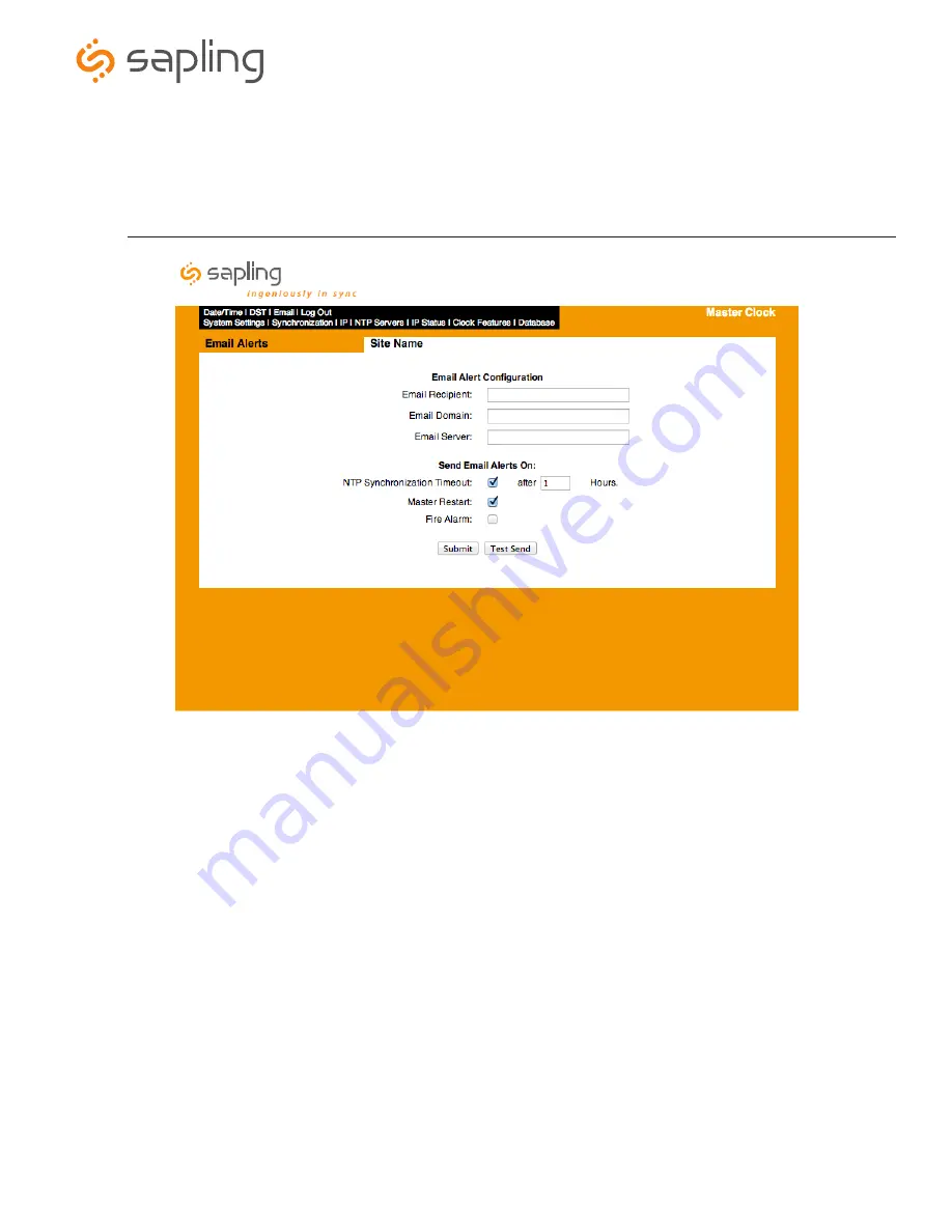 Sapling SMA 2000 Series Installation Manual Download Page 31