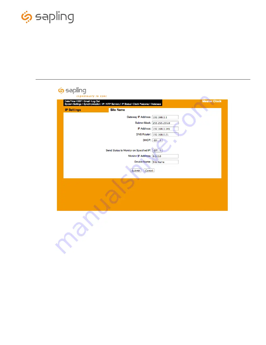 Sapling SMA 2000 Series Installation Manual Download Page 33