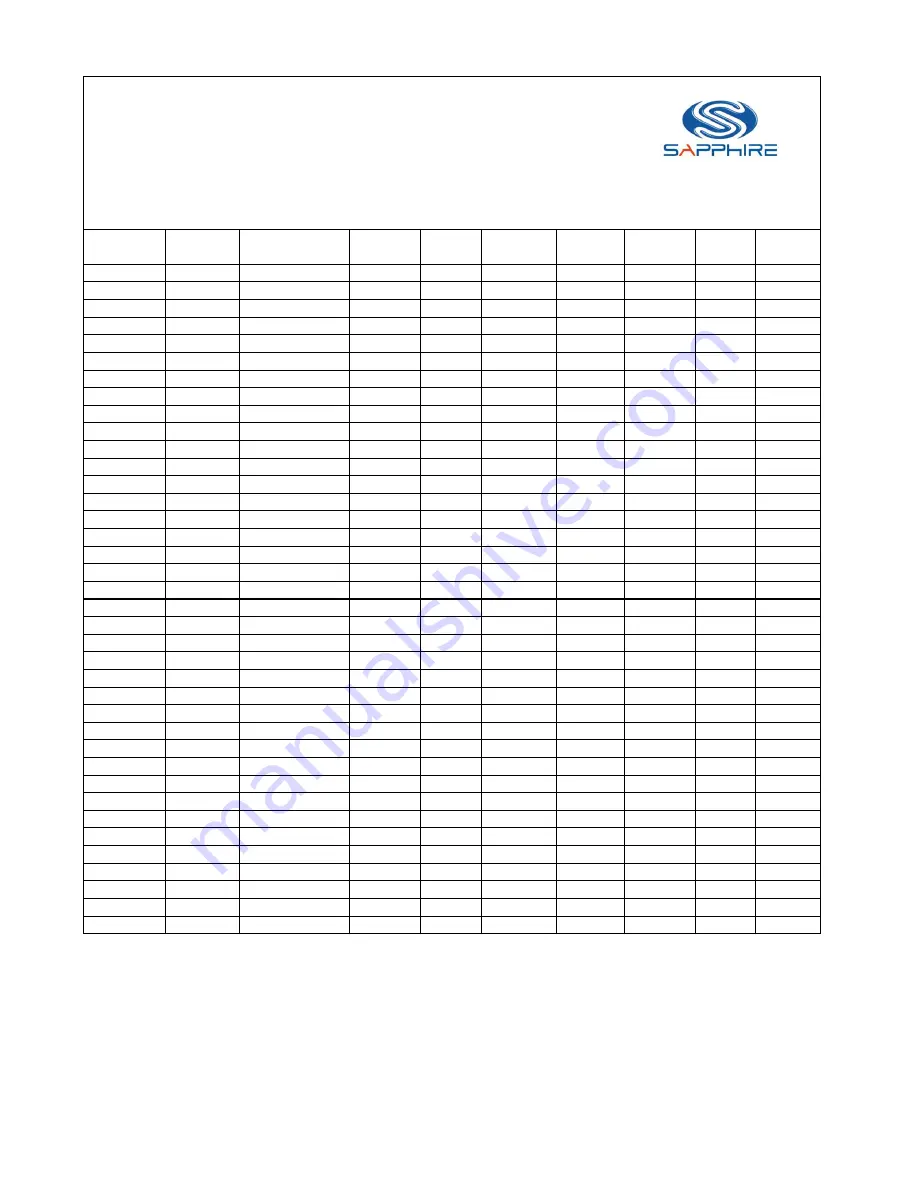 Sapphire Audio PE-AM2RS740G2 Support List Download Page 4