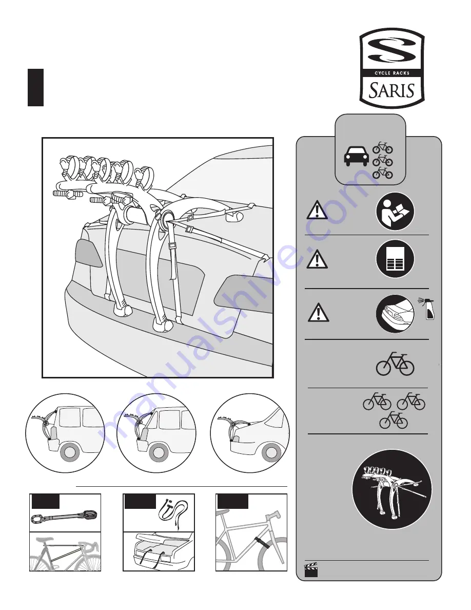 Saris BONES 3 Assembly Instructions Download Page 1