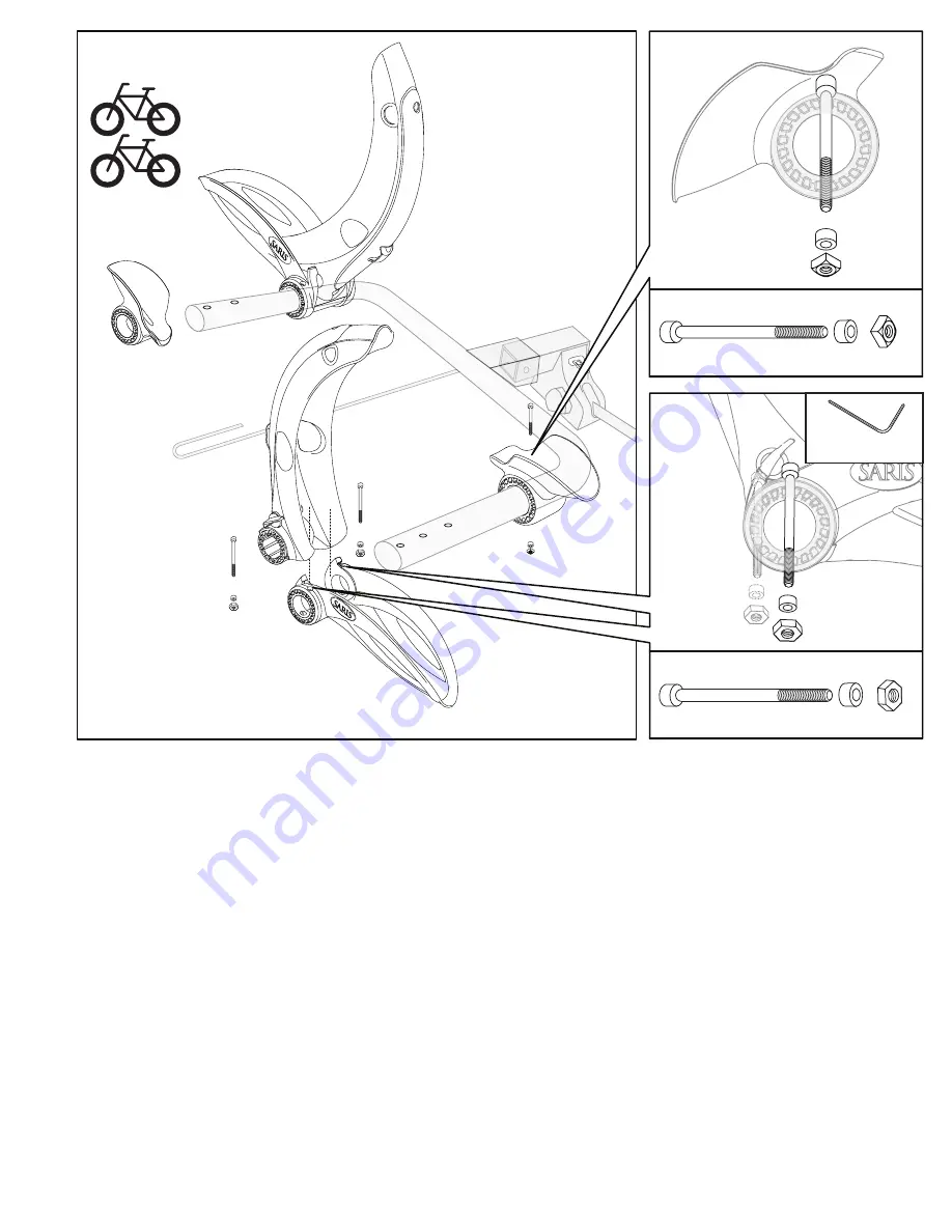 Saris THELMA Assembly Instructions Manual Download Page 3