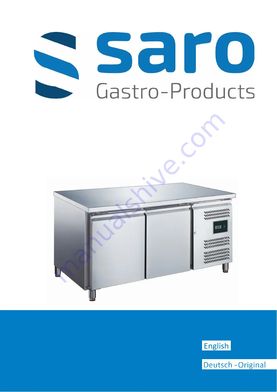 saro 465-4000 Operating Instructions Manual Download Page 1