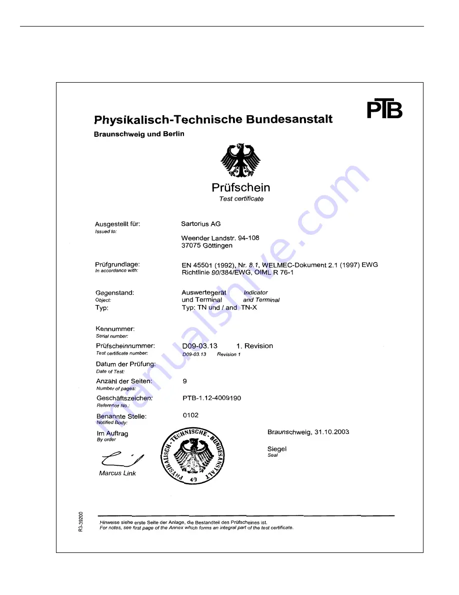 Sartorius combics 1 Скачать руководство пользователя страница 115