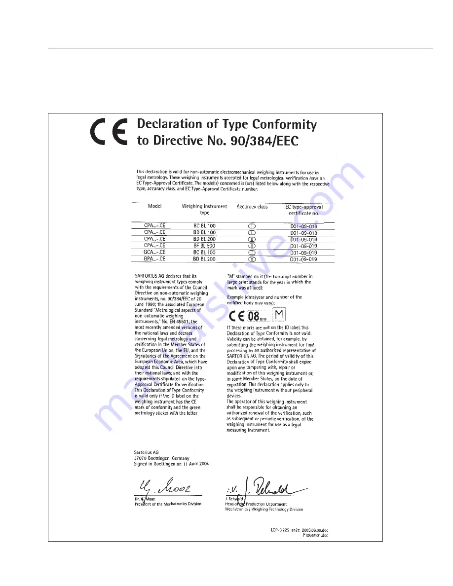 Sartorius CPA 10001 Скачать руководство пользователя страница 86