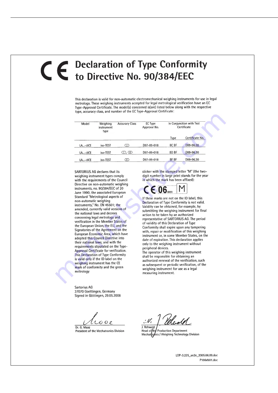 Sartorius la series Скачать руководство пользователя страница 143