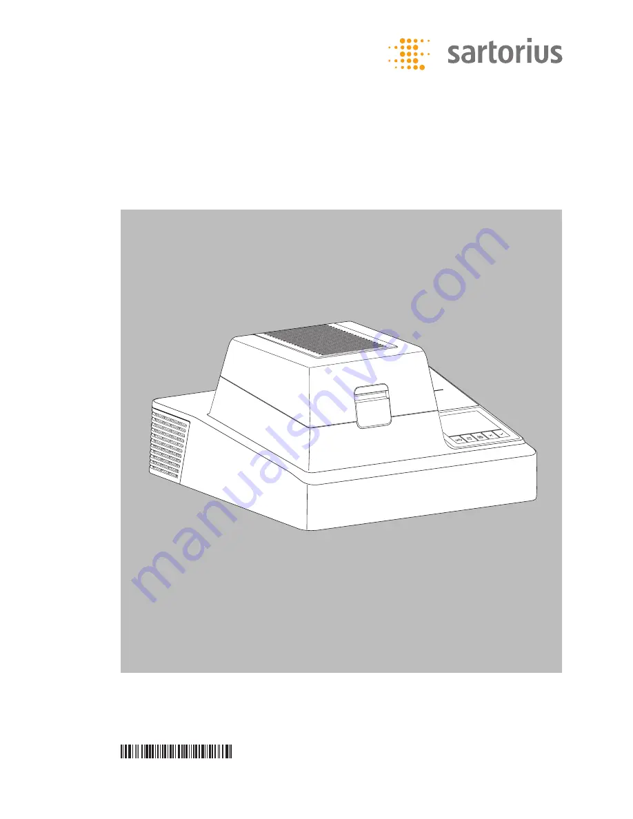 Sartorius LMA200PM Скачать руководство пользователя страница 1