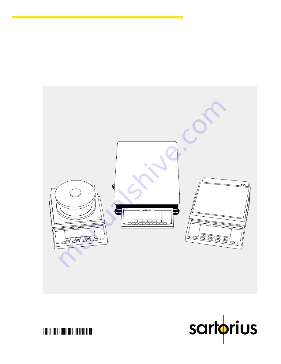 Sartorius LP Models Скачать руководство пользователя страница 1