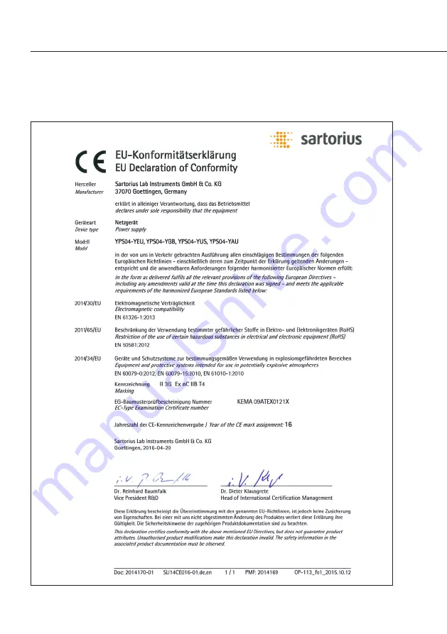 Sartorius PMA.Quality PMA7501-Y Скачать руководство пользователя страница 28