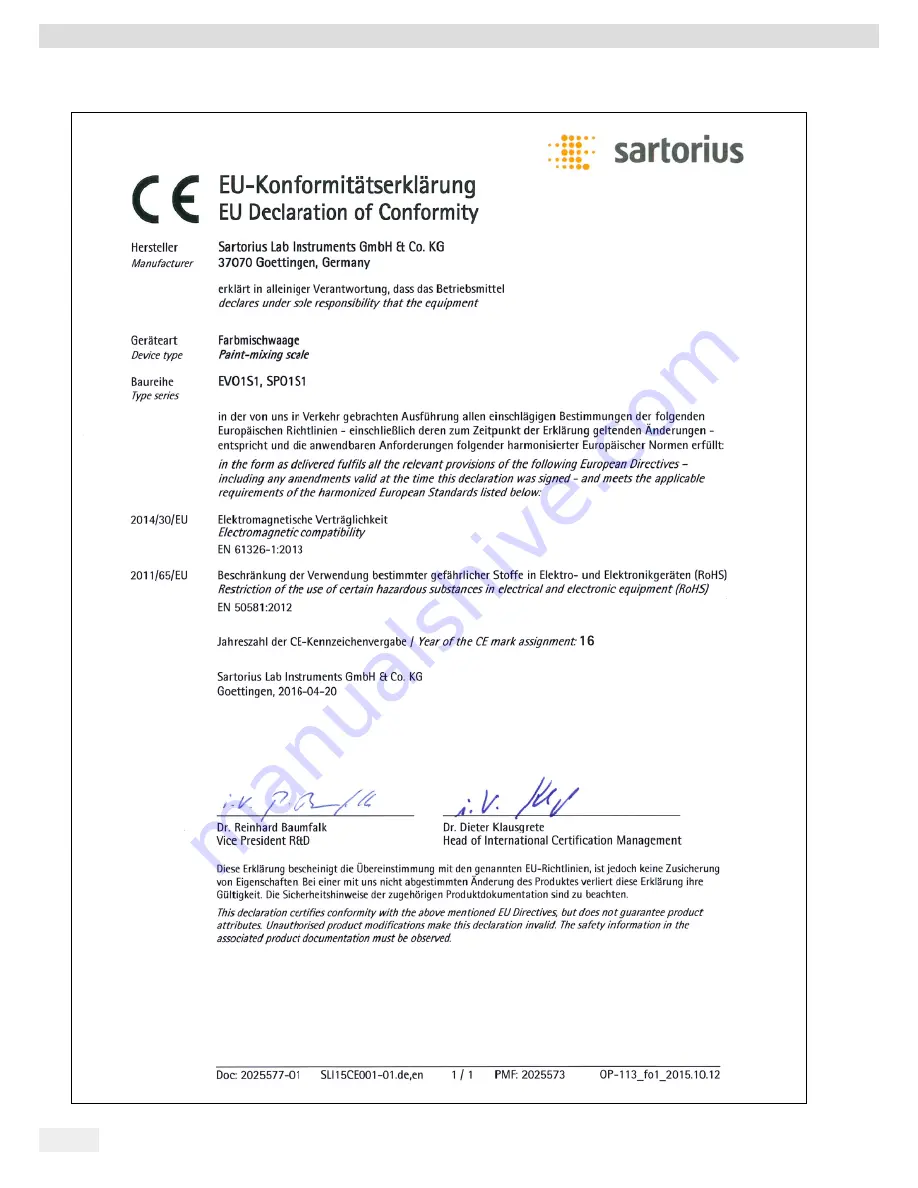 Sartorius SPO1S1 Скачать руководство пользователя страница 38