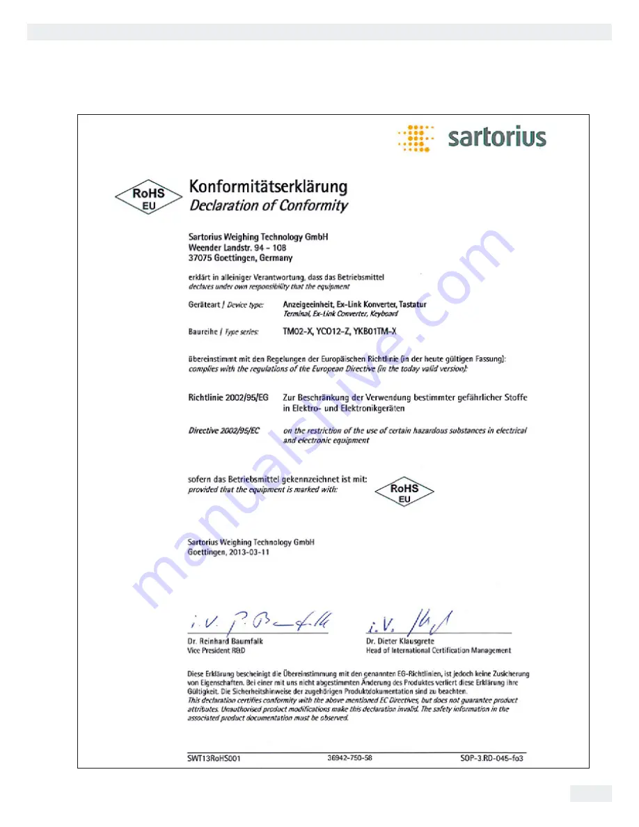 Sartorius TopMix2.Touch TM02-X Operating Instructions Manual Download Page 21