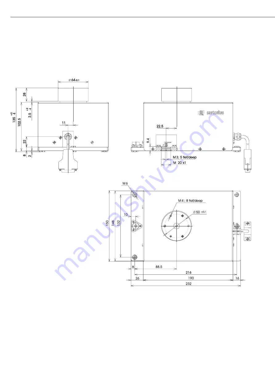 Sartorius WZA25-NC Installation Instructions Manual Download Page 40