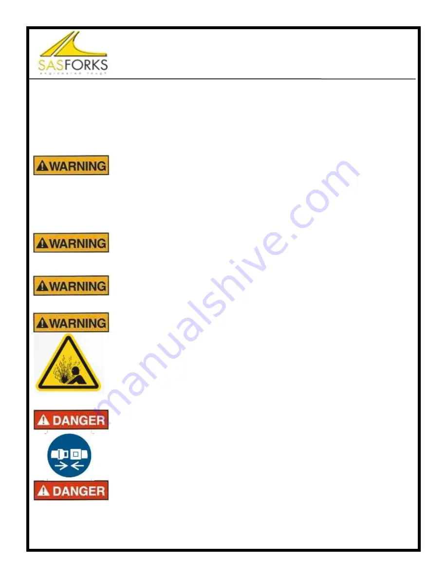 SASFORKS EX-25 v1 Manual Download Page 5