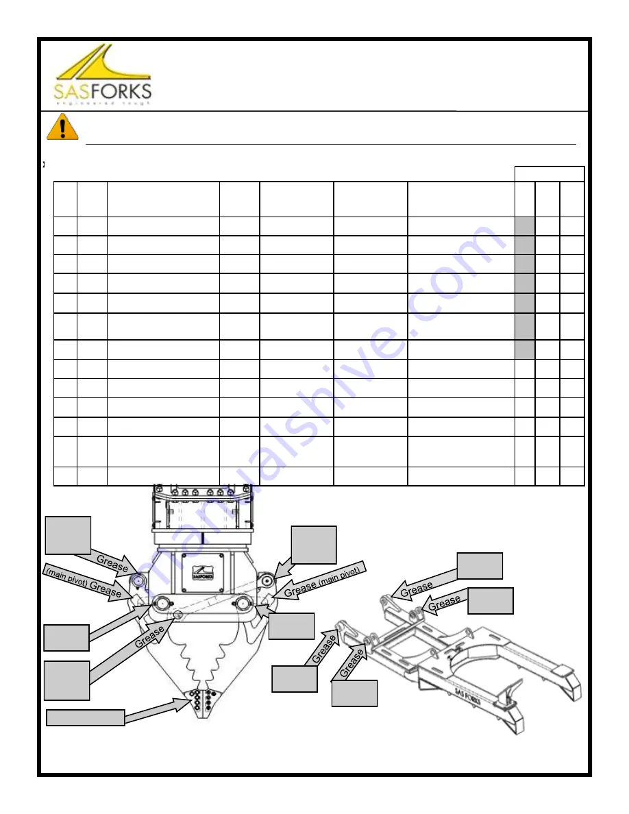 SASFORKS EX-25 v1 Manual Download Page 15