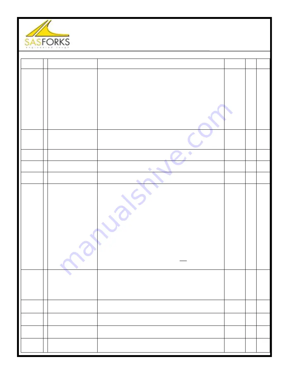 SASFORKS EX-25 v1 Manual Download Page 32