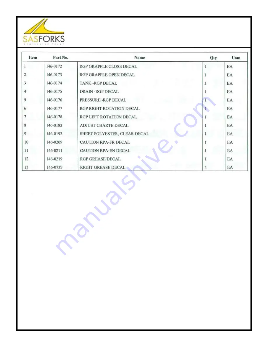 SASFORKS EX-25 v1 Manual Download Page 51