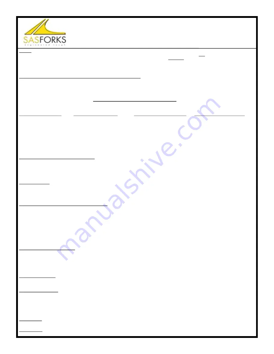 SASFORKS EX-25 v1 Manual Download Page 59