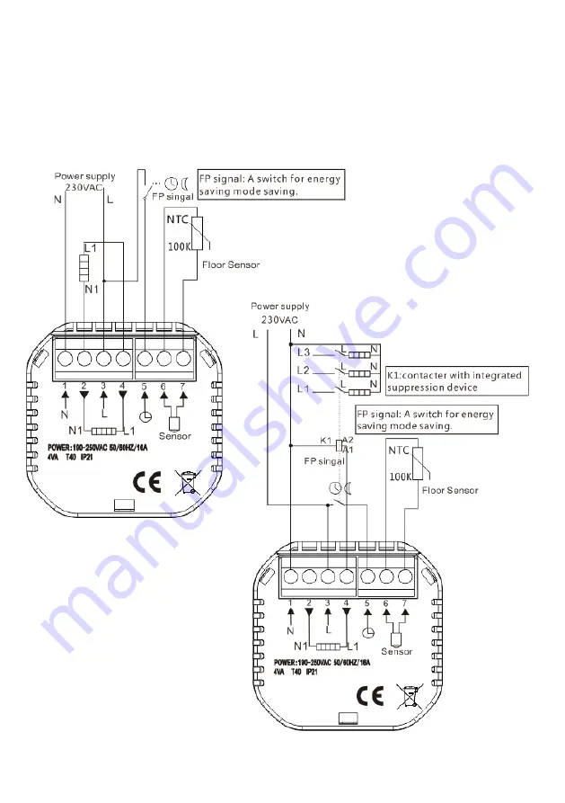 Saswell T11FHL-0(N) User Manual Download Page 4