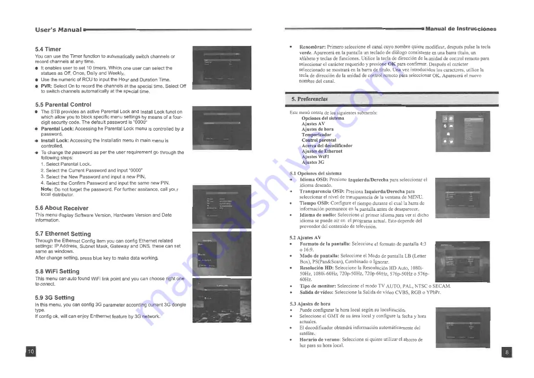 SAT IRIS 2000 HD Manual Download Page 10