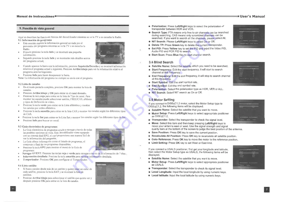 SAT IRIS 2000 HD Manual Download Page 24