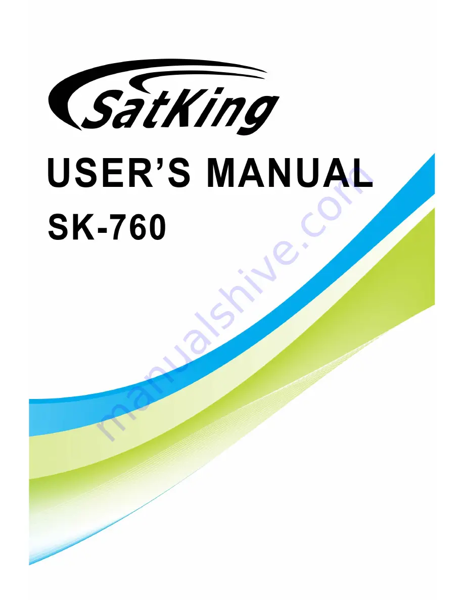 SatKing SK-760 User Manual Download Page 1