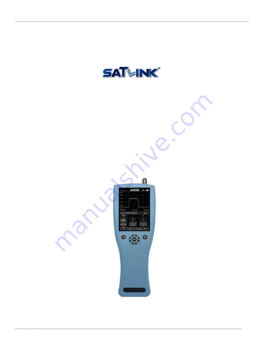 Satlink ST-5610 Operation Manual Download Page 1