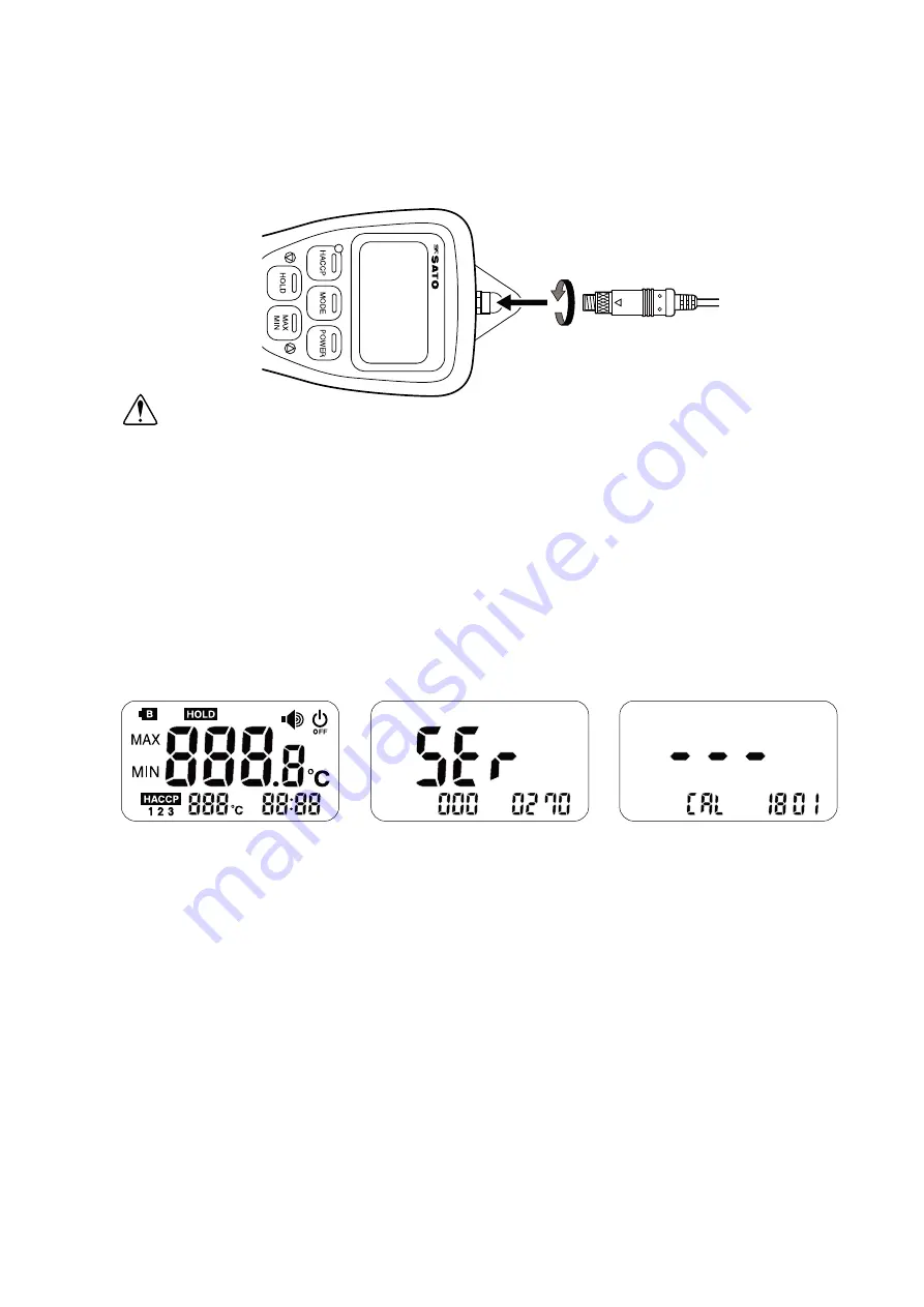 SATO 8078-00 Instruction Manual Download Page 9