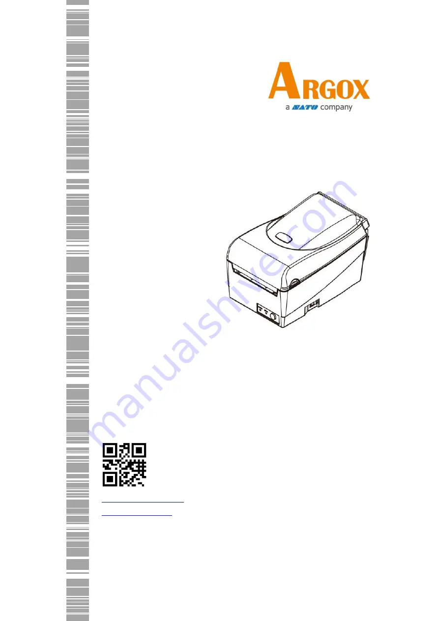 SATO ARGOX OS-214EX User Manual Download Page 1