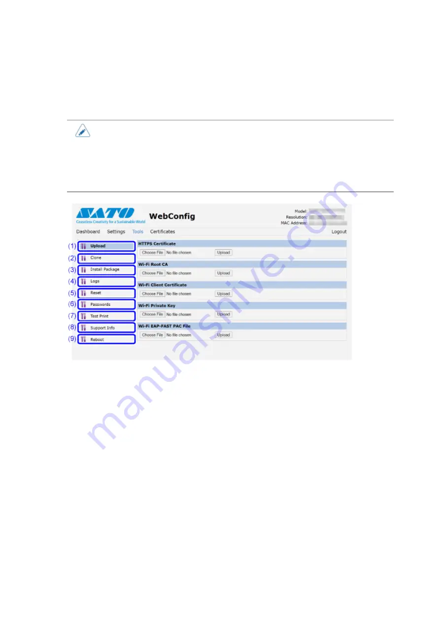 SATO S84NX Operator'S Manual Download Page 309