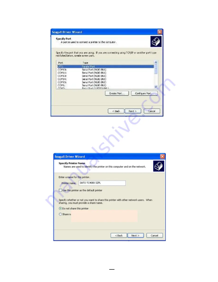 SATO TC408 User Manual Download Page 50