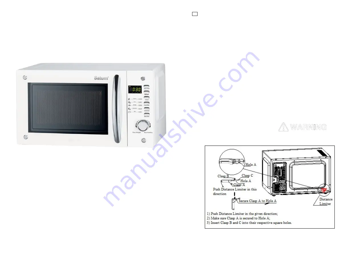 Saturn ST-MW8159 Manual Download Page 2