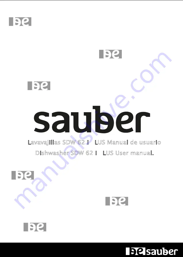 Sauber SDW-62 PLUS User Manual Download Page 1