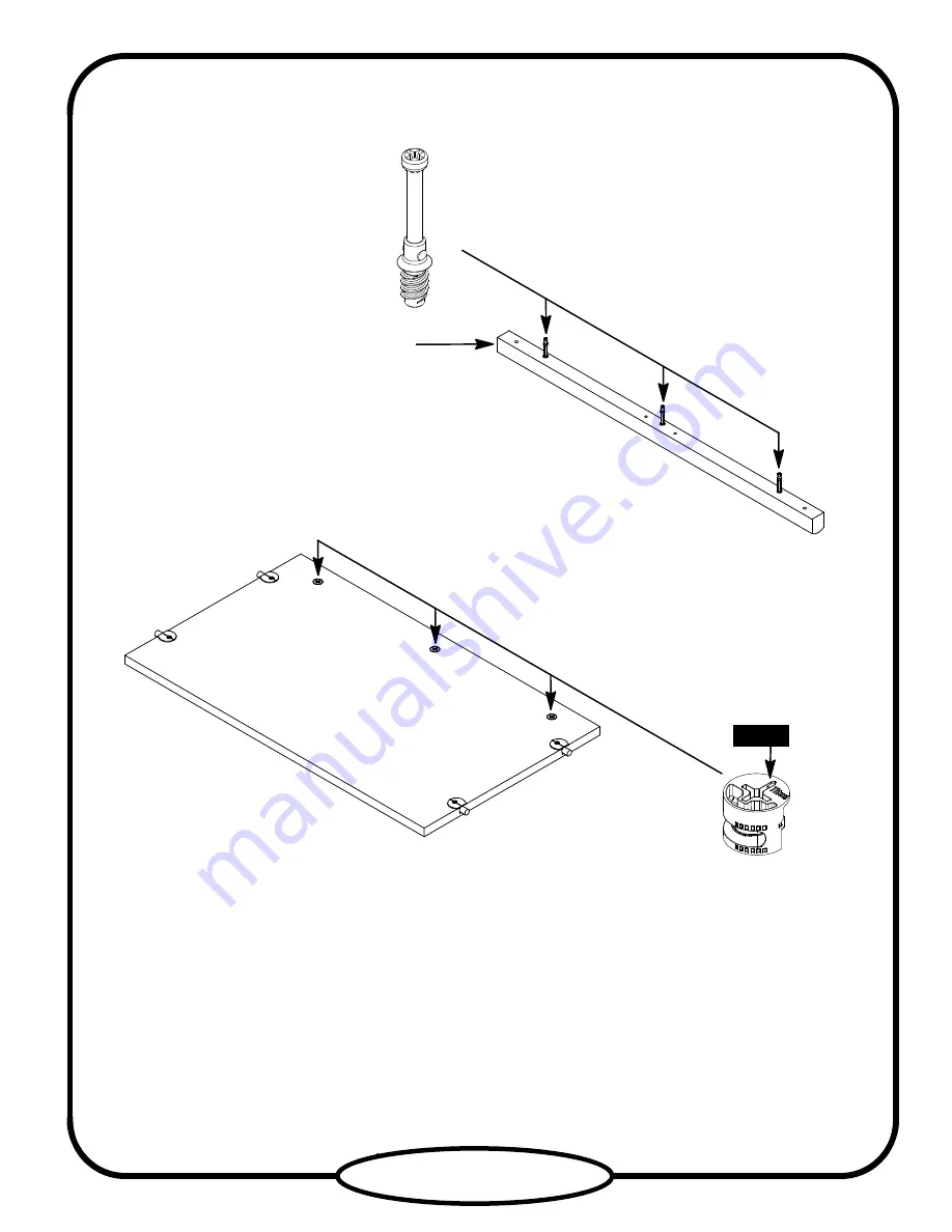 Sauder 158085 Assembly Instructions Manual Download Page 6