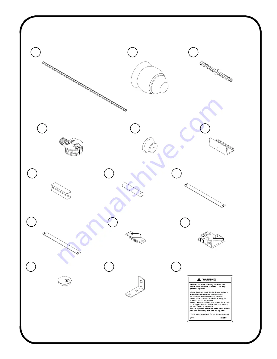 Sauder 401323 Assembly Instructions Manual Download Page 4