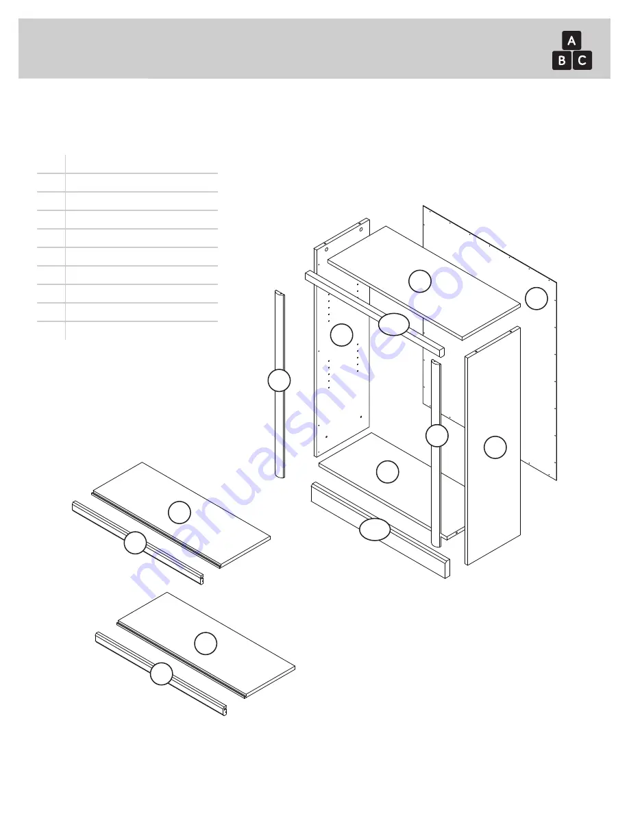 Sauder 411371 Скачать руководство пользователя страница 3